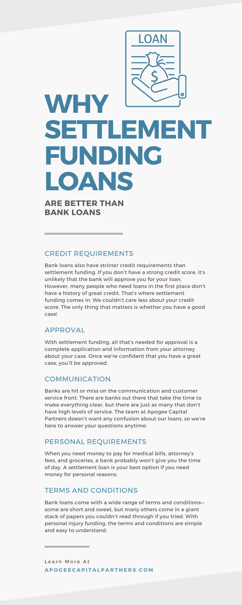 Why Settlement Funding Loans Are Better Than Bank Loans